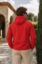 Men's Trend Casual Lined Red Raincoat & Windbreaker - 5