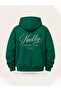Unisex Men's and Women's Owners Club Design Printed Oversize 3 Thread Hooded Sweatshirt - 5