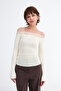 Boat Neck Lace Blouse B02775 - 5