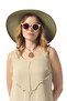 Sleeveless Çeşme Crew Neck Authentic Double Pocket Midi Length Poplin Summer Dress Mink Vzn - 5