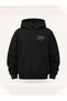 Unisex Men's and Women's Owners Club Design Printed Oversize 3 Thread Hooded Sweatshirt - 6