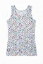 Boy's 10-Pack Mixed Patterned Cotton Lycra Undershirts - Special Production Sleep Eye Mask Gift - 4