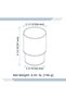Bathroom Glass Tumbler Cup Frosted Bathroom Rinsing Cup Replacement Tumbler for Toothbrush Holder - 7