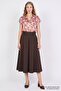 Zippered Pilikaşeli Regular Midi Skirt - 6