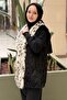 Crochet Knitwear Speckled Patterned Fur Vest - 2