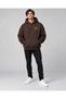 Unisex Men's and Women's Owners Club Design Printed Oversize 3 Thread Hooded Sweatshirt - 2