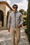 Men's Trend Casual Lined A.Gray Raincoat & Windbreaker - 2