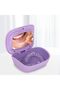 Portable Retainer Case, False Teeth Storage Box Holder, Braces Removal Tool and Cleaning Brus - 2