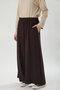 Oysho Wide Leg Pants Brown - 2