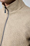 Men's Special Design Fabric Coat Jacket Beige 4345Dngr - 2