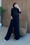 Skirt, Cape, and Pants Set Black