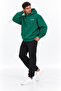 Unisex Men's and Women's Fall Forward Design Text Printed Oversize 3 Thread Hooded Sweatshirt - 2