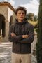 Men's Trend Casual Lined Brown Raincoat & Windbreaker - 4