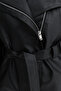 Belted Faux Leather Jacket C3175 - 3