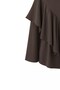 Ruffled Tunic Brown - 4