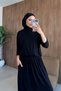 Skirt, Cape, and Pants Set Black - 3