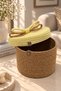 Christmas Wicker Rope Decorative 20X26 Lid Wicker Rope Basket Weave Rope Basket Organizer Storage Box Home Office Kitchen Bathroom Bedroom Multipurpose - 2