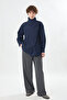 Double Leg Polyviscon Trousers Anthracite