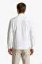 Men's White Regular Fit Shirt - 2