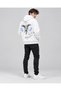 Unisex Men's and Women's Unbroken Above All Design Printed Oversize 3 Thread Hooded Sweatshirt - 3