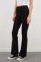 3 Threaded Non-Threaded Elastic Waist Flare Leggings - 7