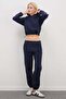 3 Thread Basic Stopper Hooded 2-Piece Tracksuit Set - 7