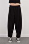 Elastic Waist Ribbed Shalwar Sweatpants - 5