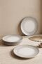 Misis 6-Piece Porcelain Serving Plate Set 25 cm - Pattern and Color Guaranteed