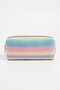 Glittery Rainbow Single Compartment Wallet Makeup Bag Pen Holder Pencil Case - 4