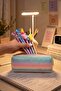 Glittery Rainbow Single Compartment Wallet Makeup Bag Pen Holder Pencil Case - 2