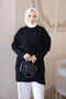 Modest Sweaters - Black - Oversize