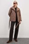 Waterway Patterned Belted Quilted Coat - 5