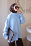 Modest Sweaters - Blue - Oversize - 4