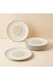 Tessera Set of 6 Porcelain Serving Plates 25 cm - Pattern and Finish Guaranteed - 4
