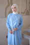 Baby Blue Cold Yarn Floral Detailed Knitwear Tunic - 4
