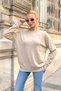 Cream Star Mercerized Blouse