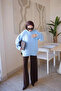 Modest Sweaters - Blue - Oversize - 2
