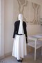 Black Waist Gathered Corsman Knitwear Cardigan - 5