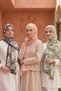 Triple Shawl Set - Jacquard & Crinkle Three Different Pattern Shawls - 3