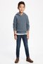 Unisex Children's Thessaloniki Knitted Hooded V-Neck Knitwear Sweater - 2
