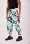 Men's Turquoise Patterned Shalwar Pants - 2