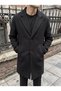 Men's Oversize Long Stamp Coat