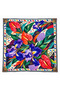 Choose Your Style Eighties Retro Tropical Floral Patterned Scarf 70 X 70 cm - 2