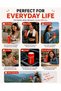 Glass Water Bottle with Protective Sleeve & Carry Loop | Leak Proof Reusable Drinking Bottle for Office Gym Travel School Home | Wide Mouth Glass Bottle 500 ML - 3