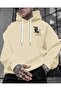 Stylish and Eye-Catching Men's Oversized Hooded Sweatshirt. - 2