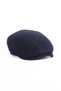 Men's Beanie Hat Classic Navy Blue Striped Wool Fabric Standard Size (Autumn Winter)