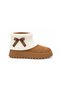 Knitted, Bow and Fur Children's Boots 31-35 Taba - 2