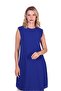 Combed Cotton Sleeveless Tunic Sax - 4