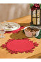 Esvab • Modern & Distinctive Snowflake Embroidered 2-Piece American Service Set 30X30 cm - 3