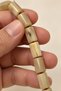 Custom Crafted Ram's Horn Prayer Beads – Light Tone Cutting - 3
